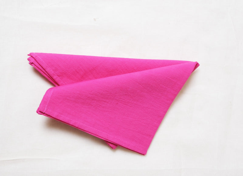 Fence Pink Napkins (set of 6, 3 colors)