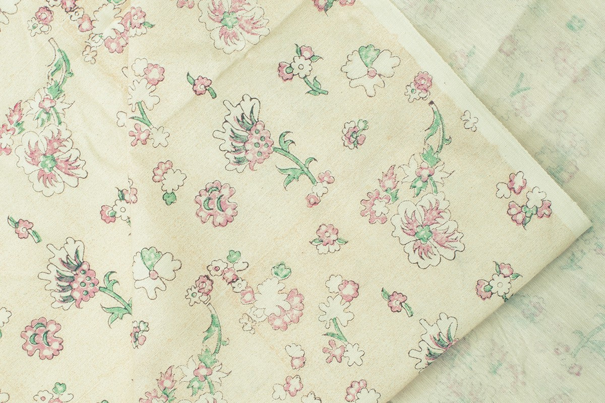 Chanderi Beige Fabric