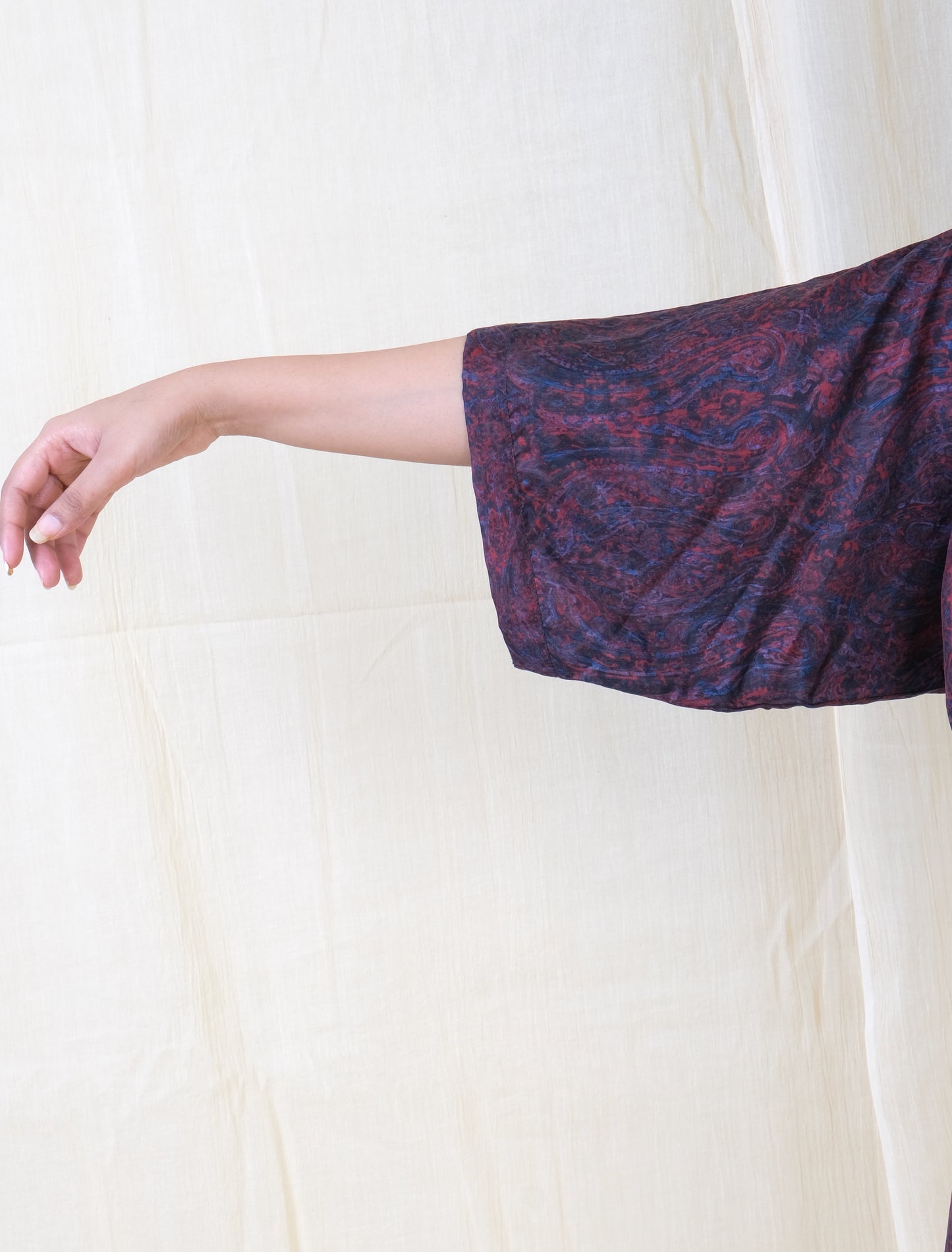 Unico Plum Silk Robe