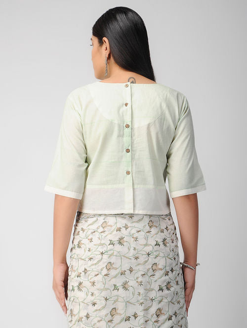 Green Cotton Blouse