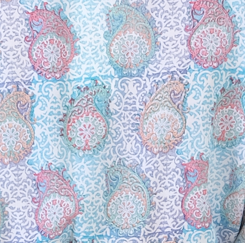 Unico Boho Paisley Silk Robe