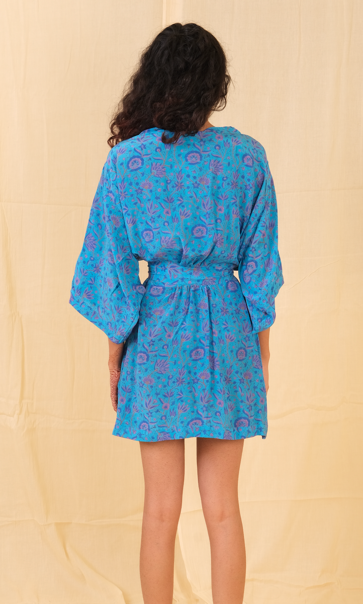 Unico Aquastruck Silk Robe