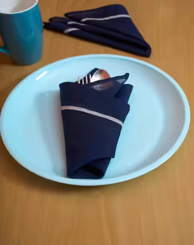 Wazir Navy Napkins (Set of 6)