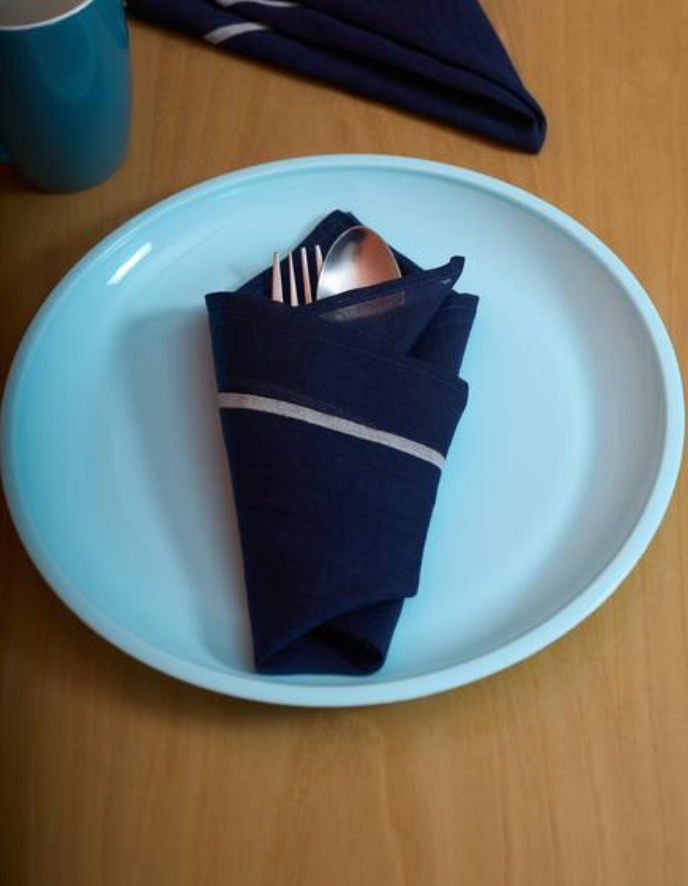 Wazir Navy Napkins (Set of 6)
