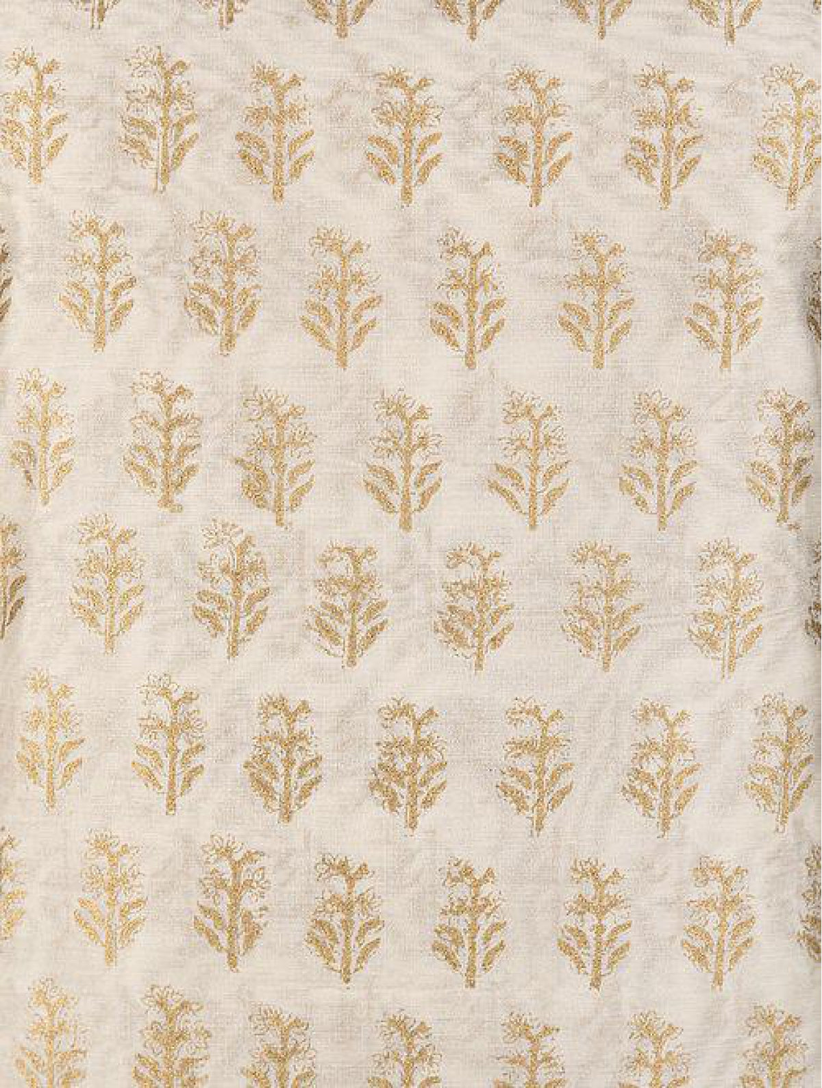 Chanderi Gold Floral Buti Jaal