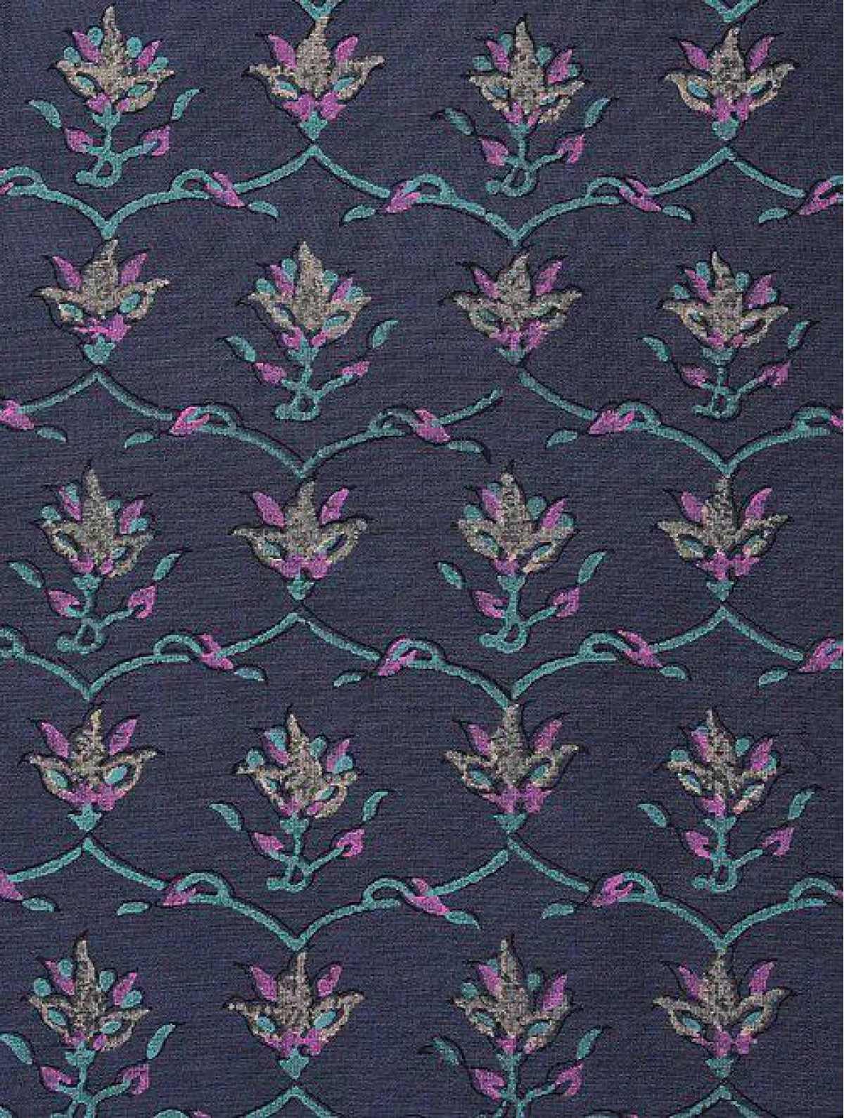 Handblock Printed Chanderi Fabric
