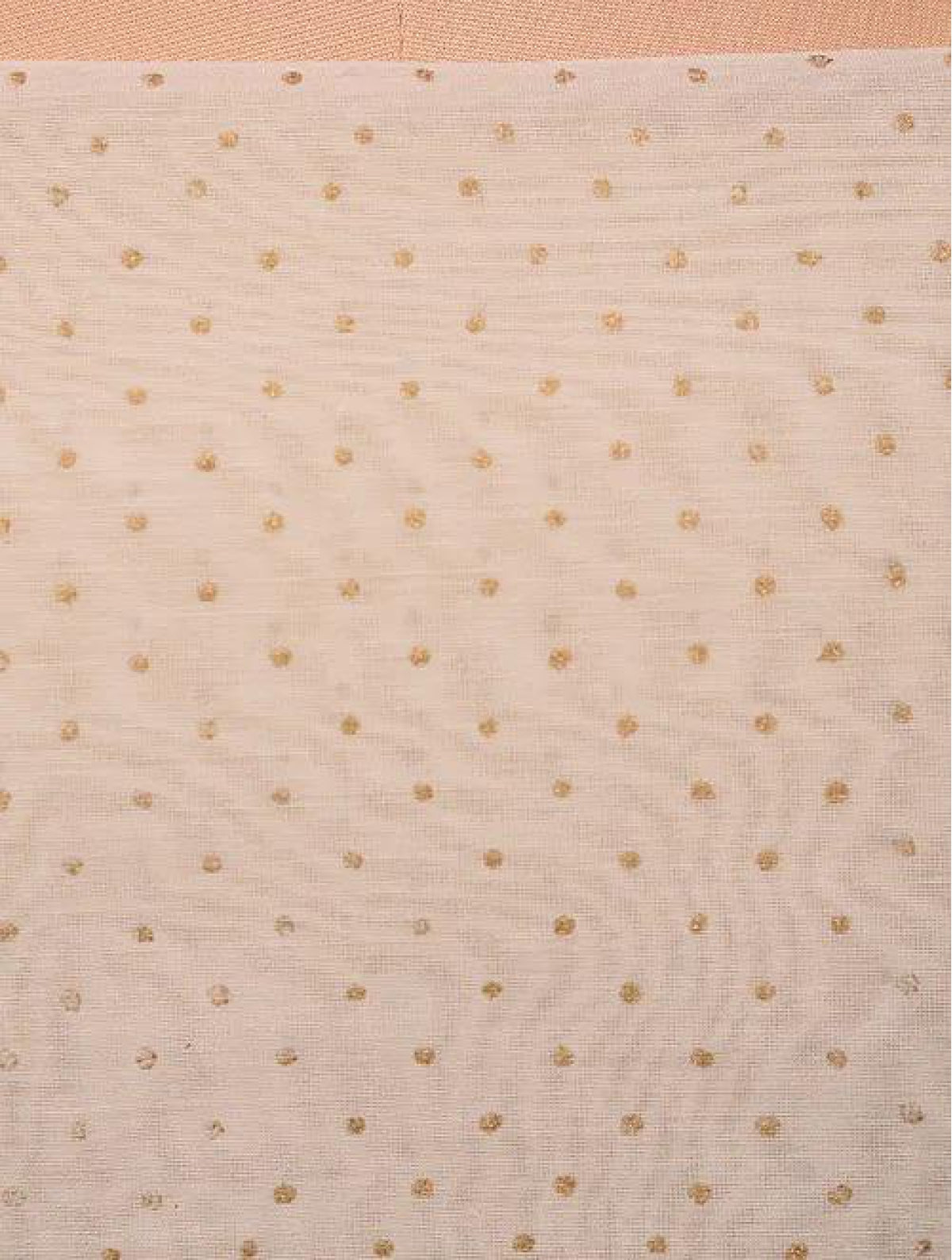 Chanderi Gold Small Dots