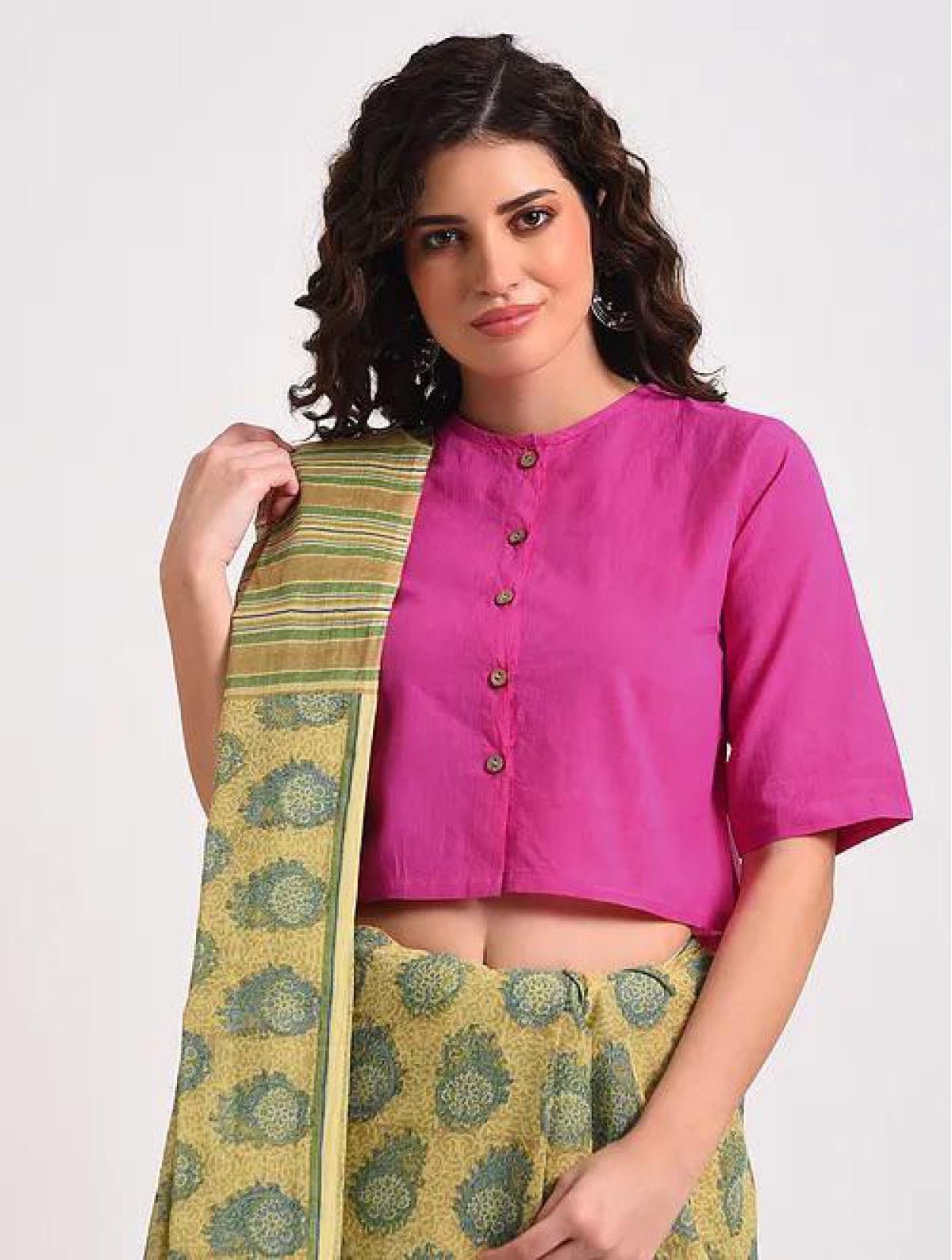 Pink Cotton Blouse