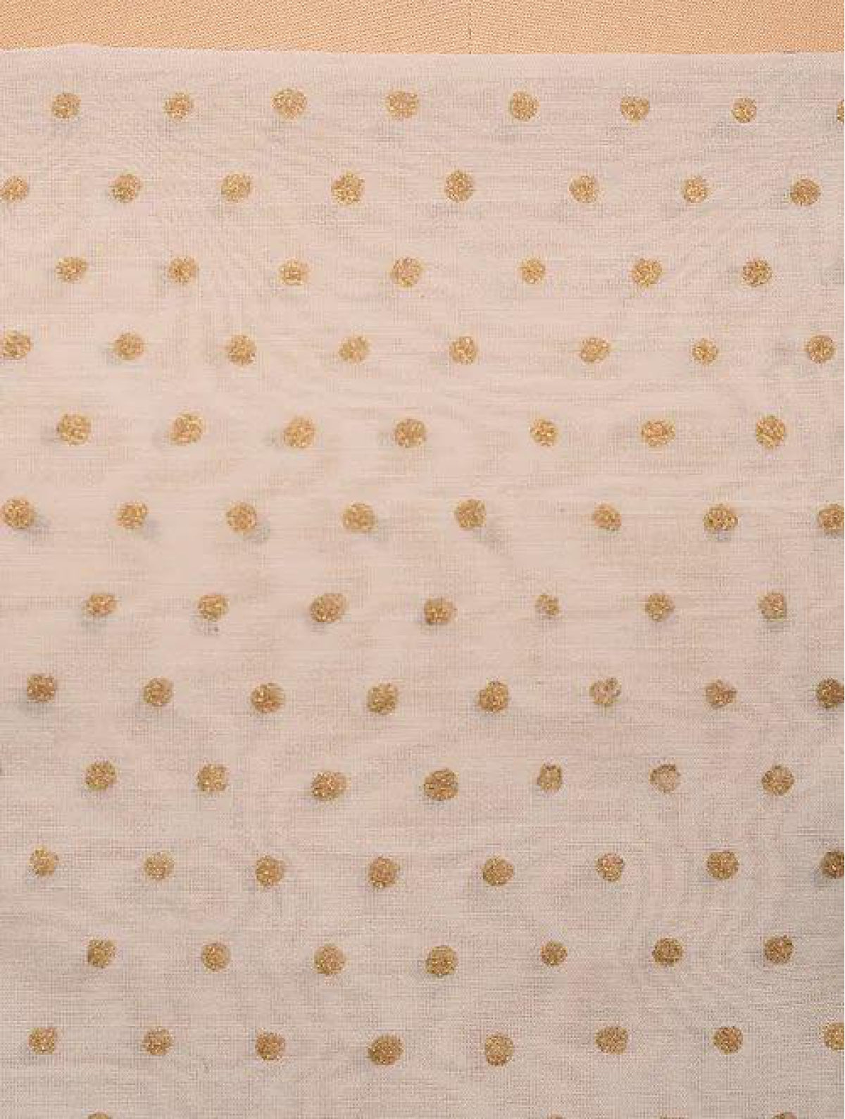 Chanderi Gold Dots