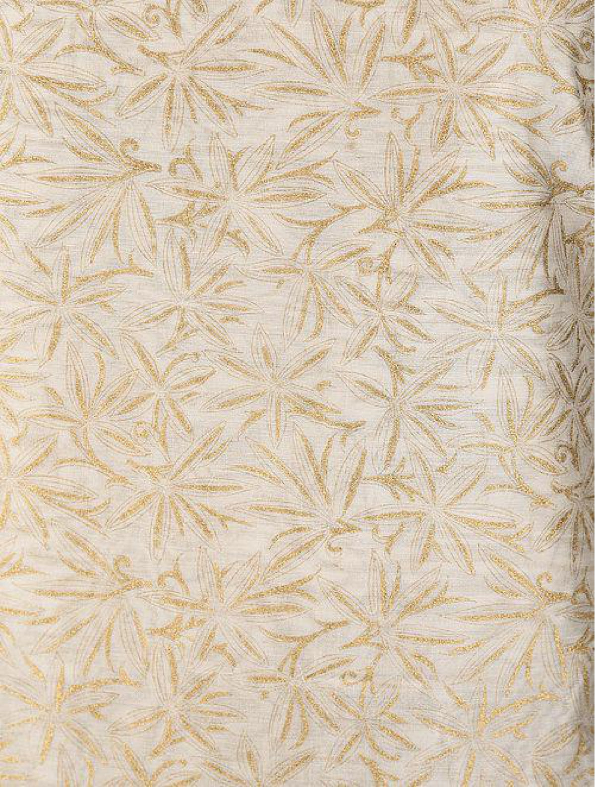 Chanderi Gold Floral Jaal