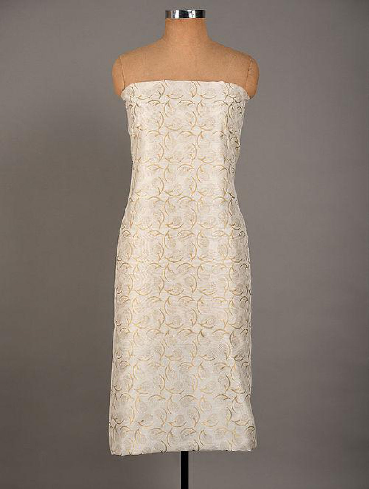 Chanderi Gold Floral
