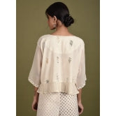 Jaal and Floral Top & Pants