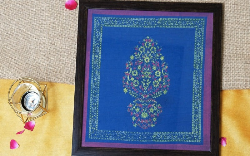 Blue Wall Frame 12*12