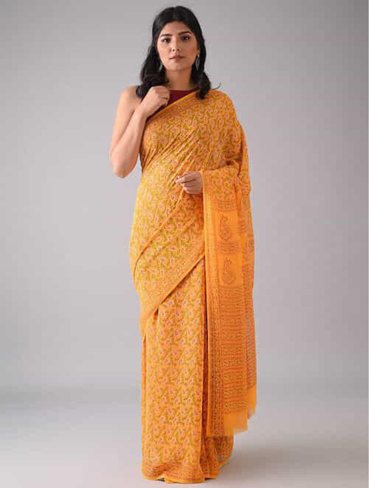 Pure Georgette Silk Saree