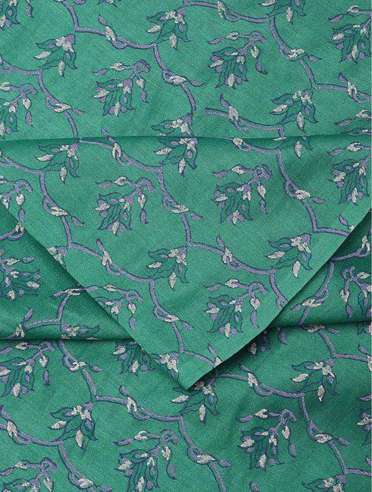 Handblock Printed Chanderi Fabric