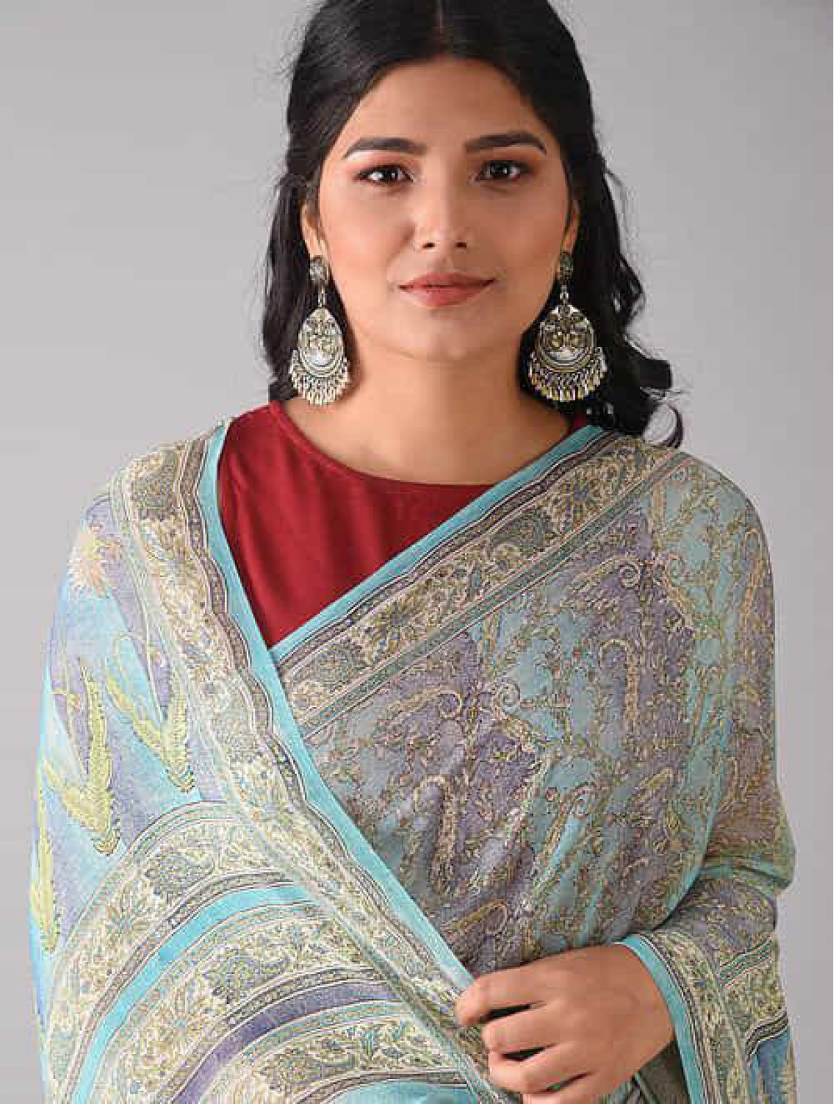 Pure Georgette Silk Saree