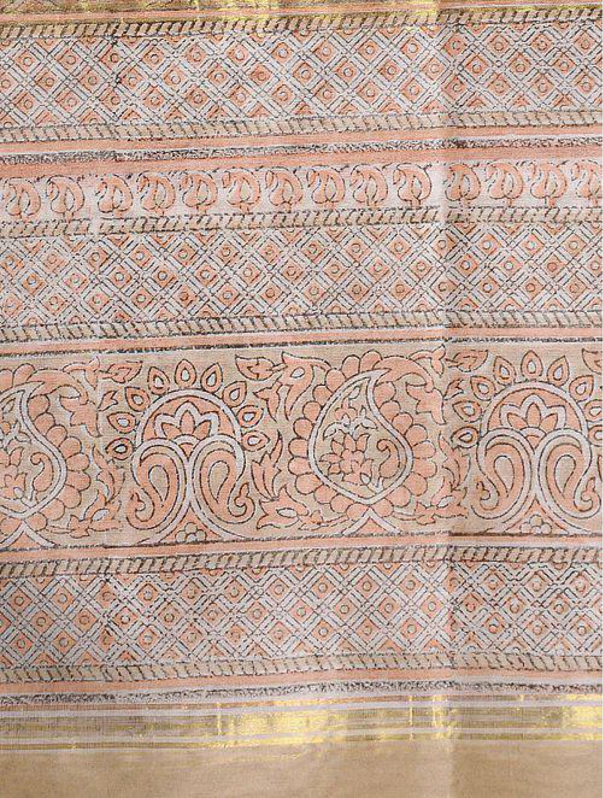 Beige Chanderi Dupatta