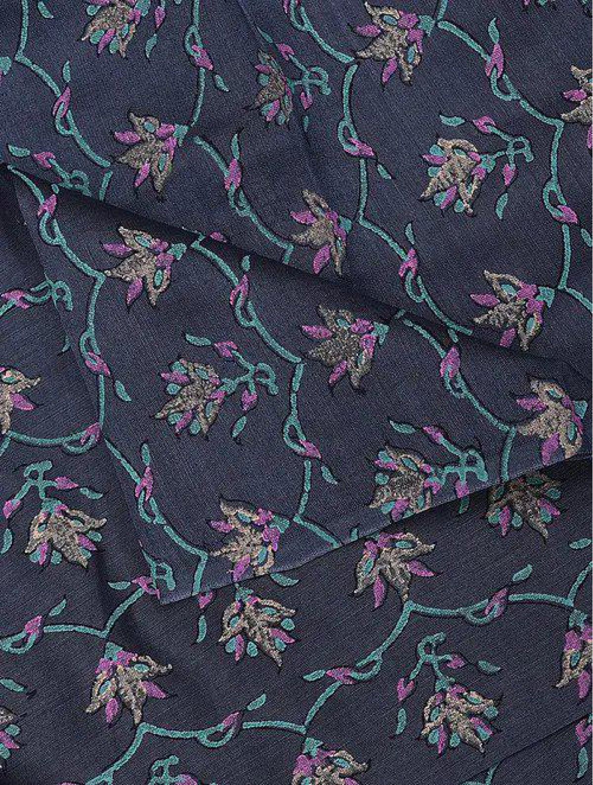 Handblock Printed Chanderi Fabric