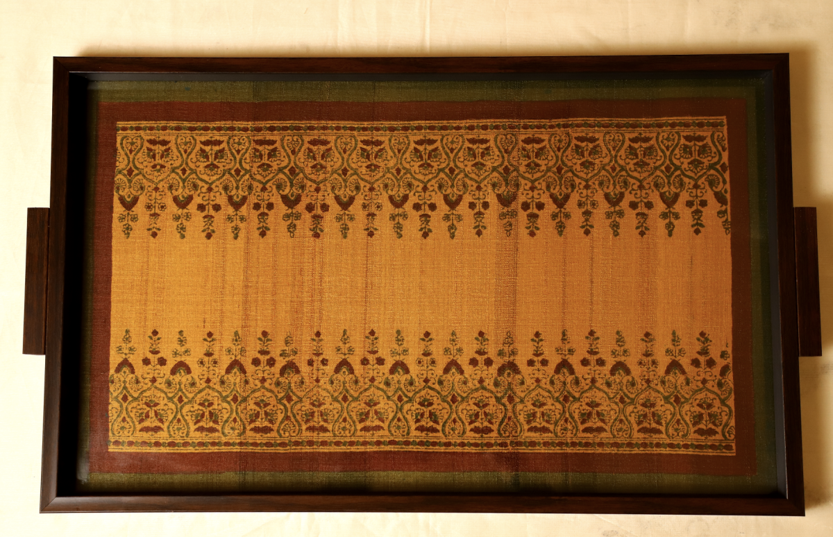 Wooden Handblock Printed Tray