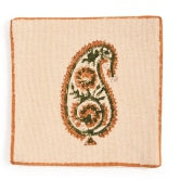 Set of 4 White Fabric Coaster