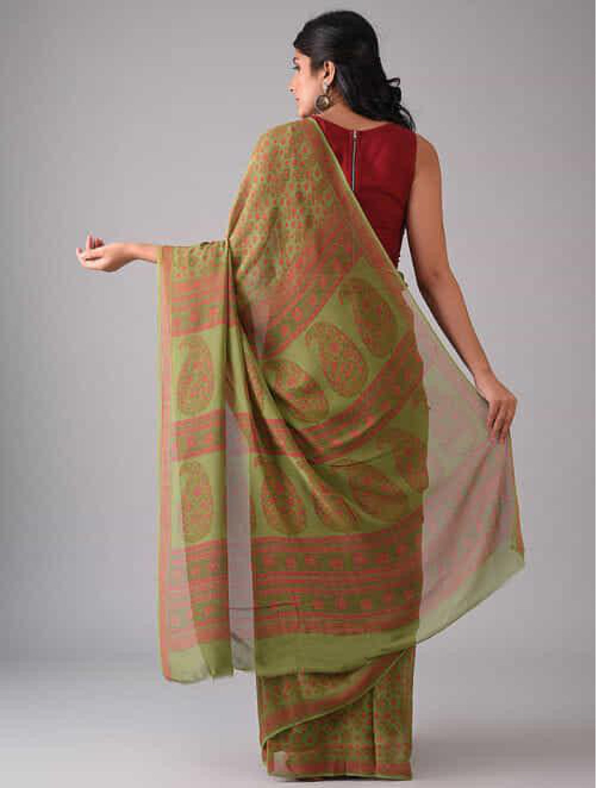 Pure Georgette Silk Saree