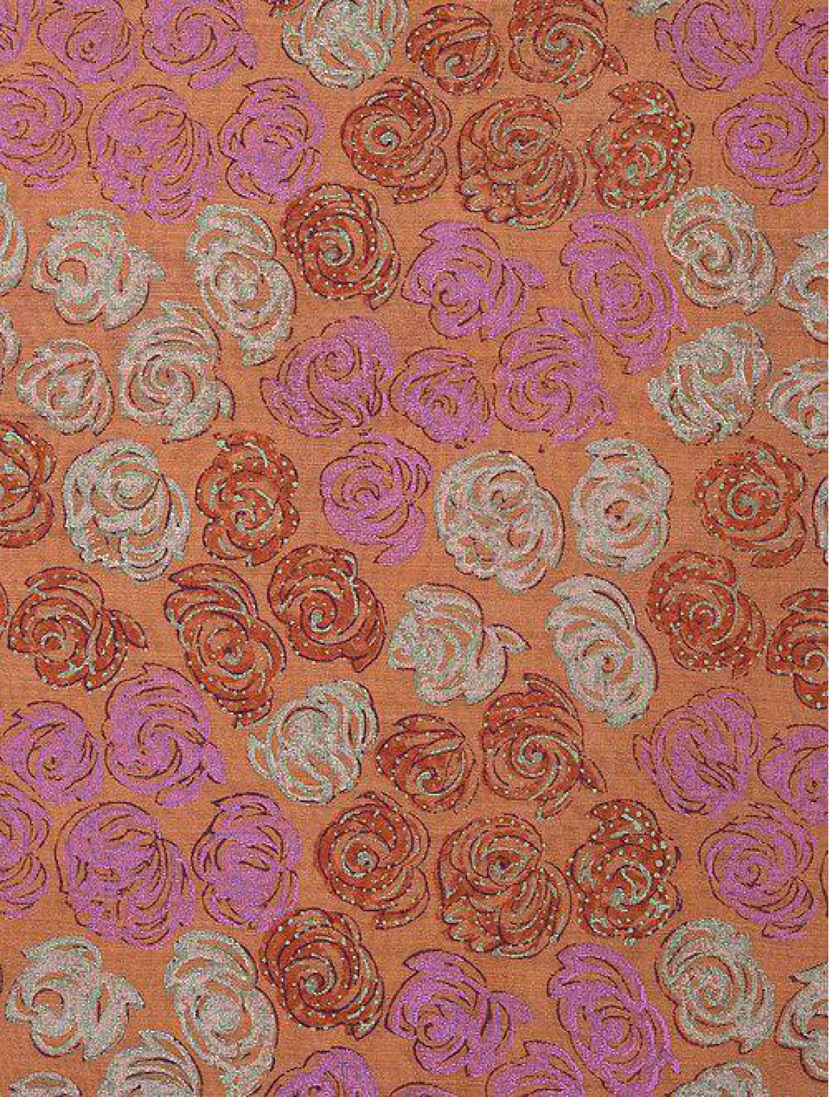 Handblock Printed Chanderi Fabric