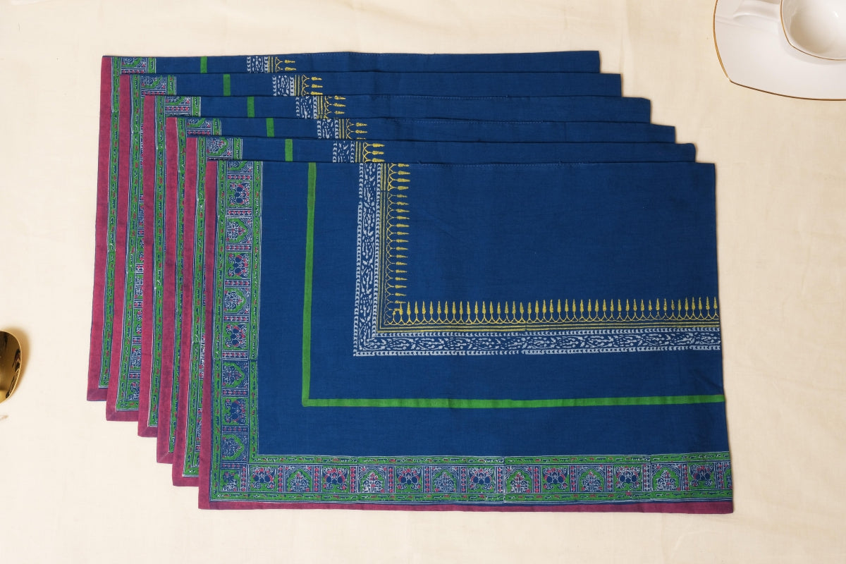 Blue Table Mat 18*12 (set of 6)