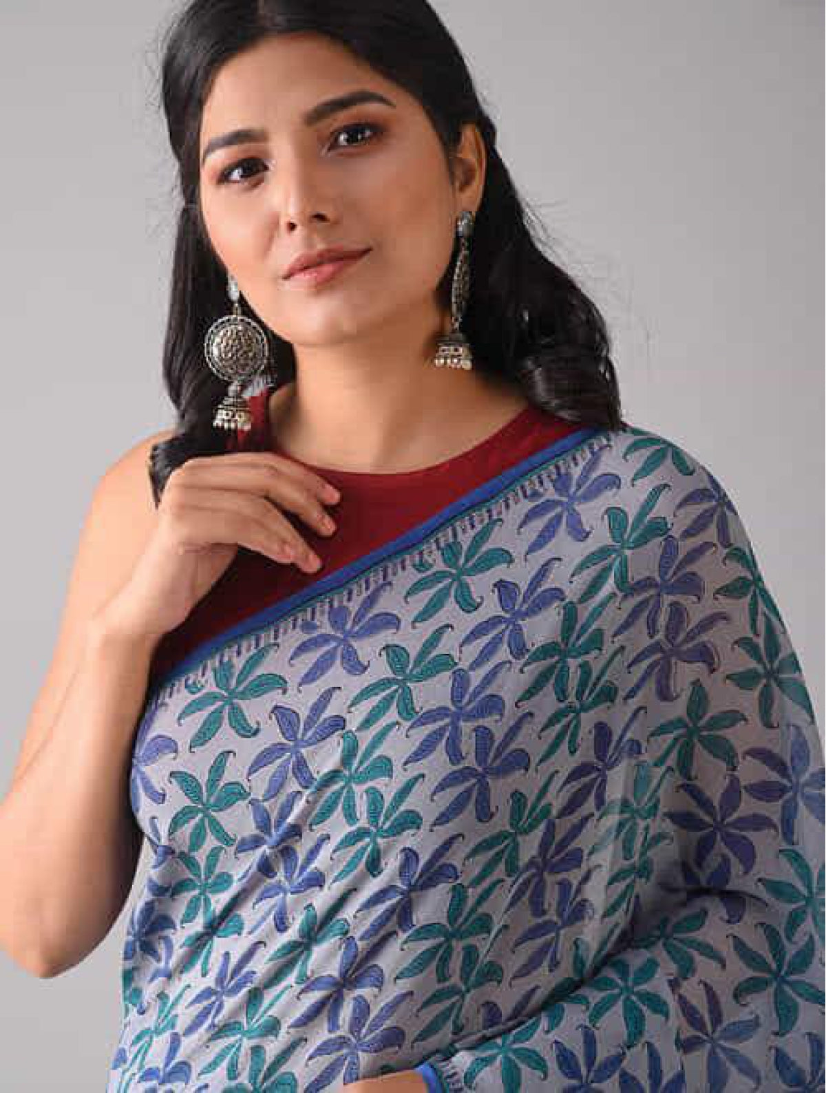 Pure Georgette Silk Saree