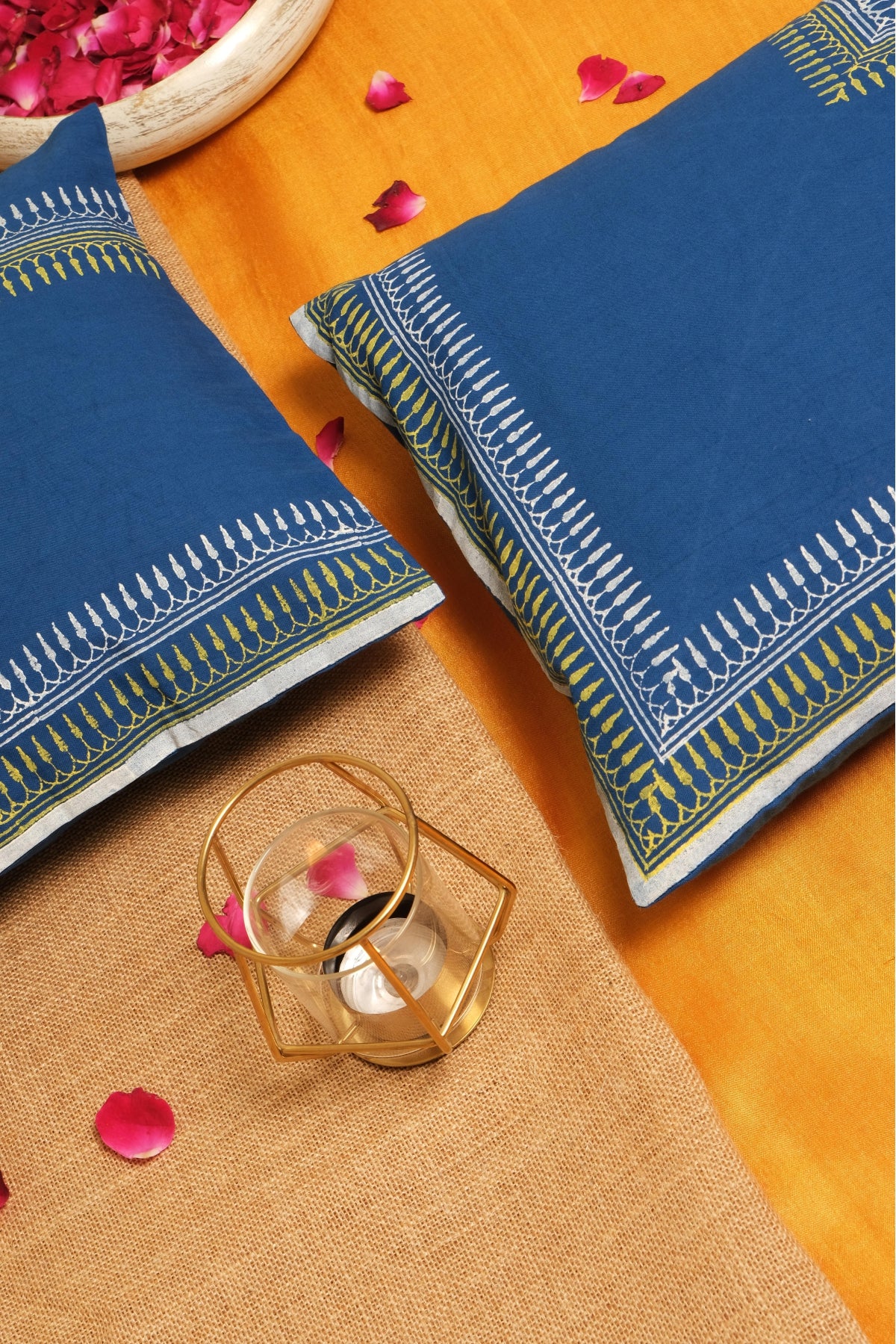 L- shaped BorderCushion cover 12*12(set of 2)