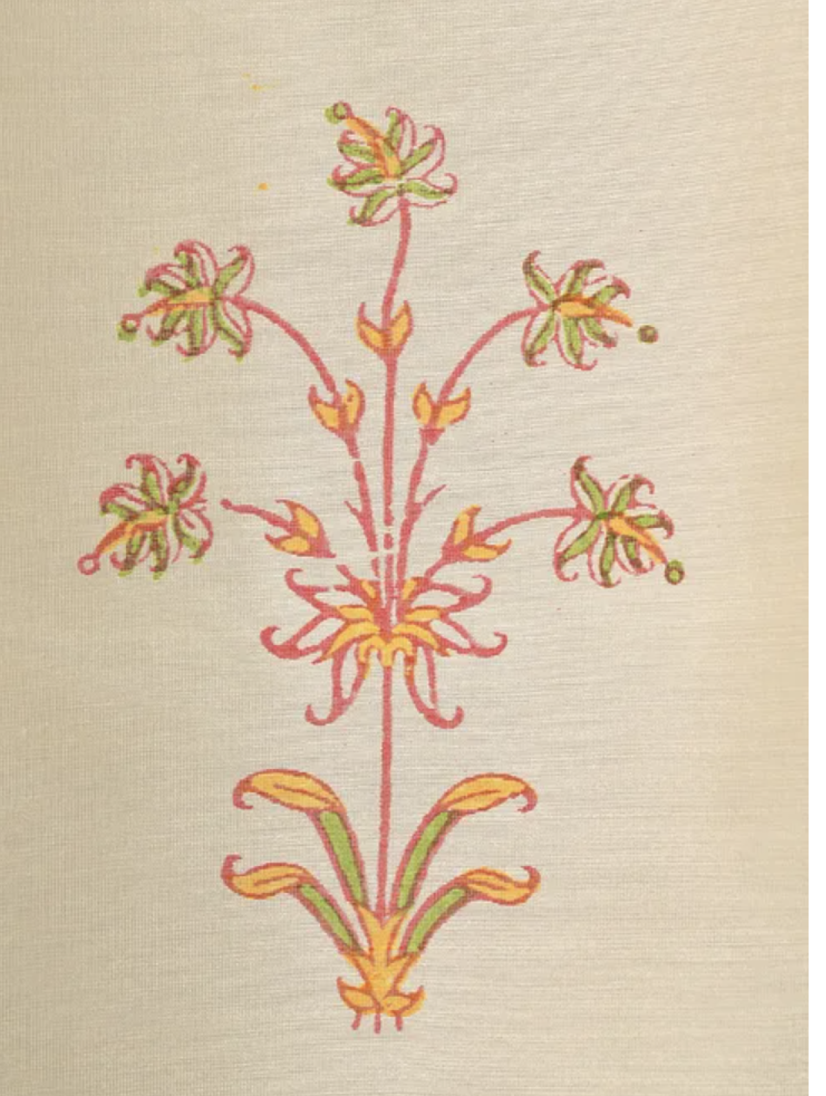 Handblock Printed Chanderi Curtain