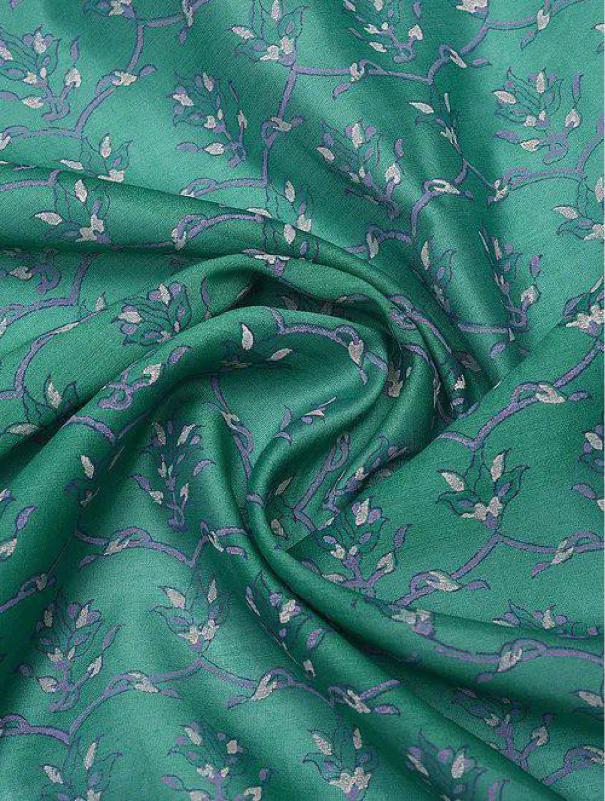 Handblock Printed Chanderi Fabric