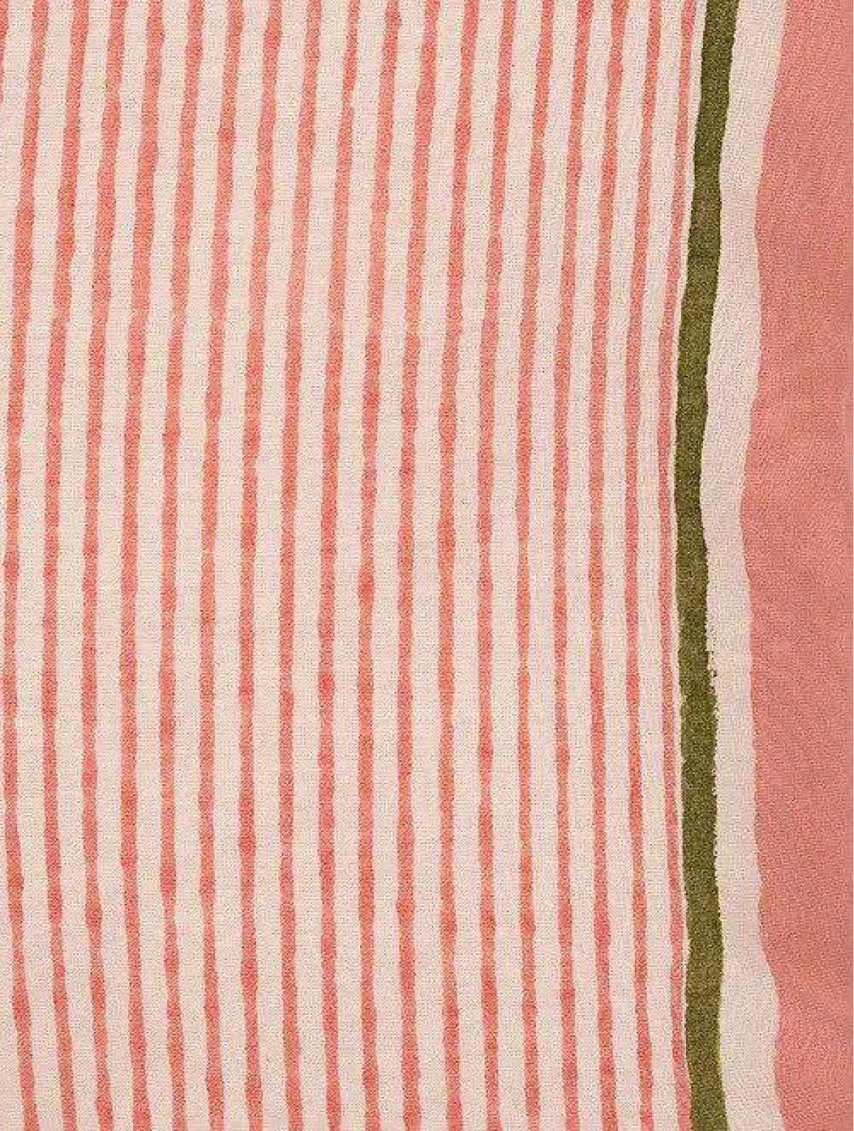 Pink & White Set Of 2 Hand Block Printed Cushion Cover