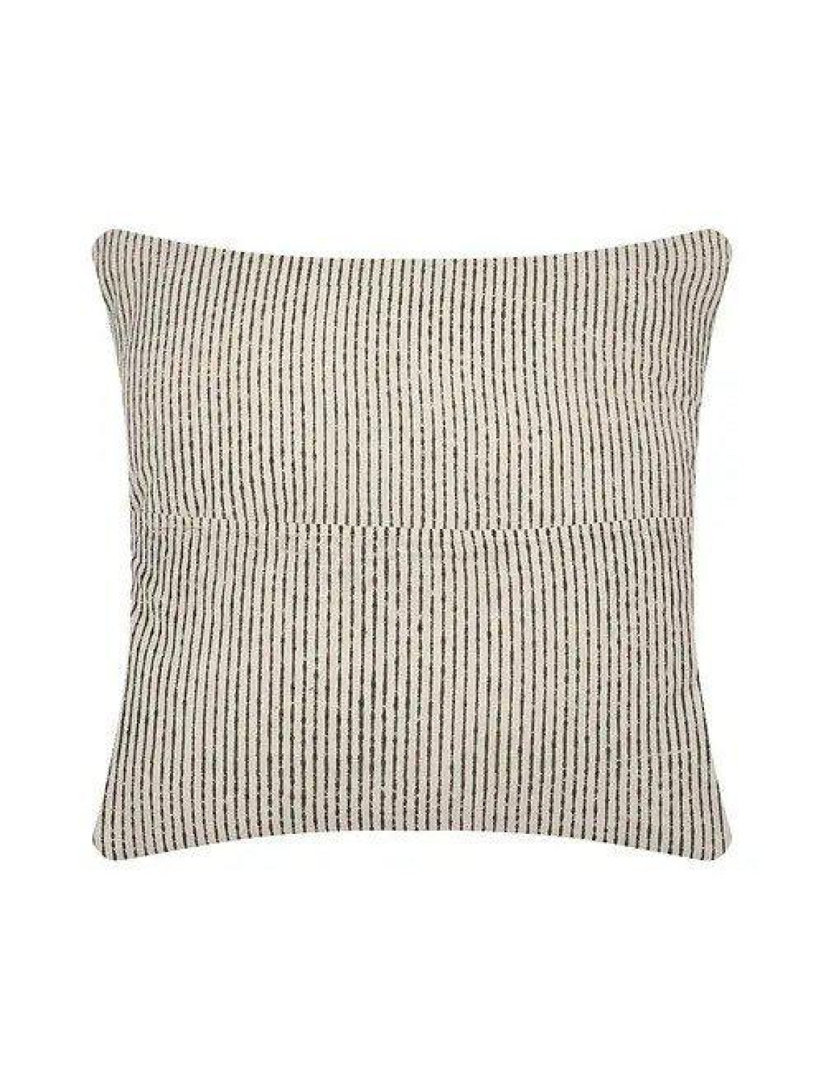 Pink & White Set Of 2 Hand Block Printed Cushion Cover
