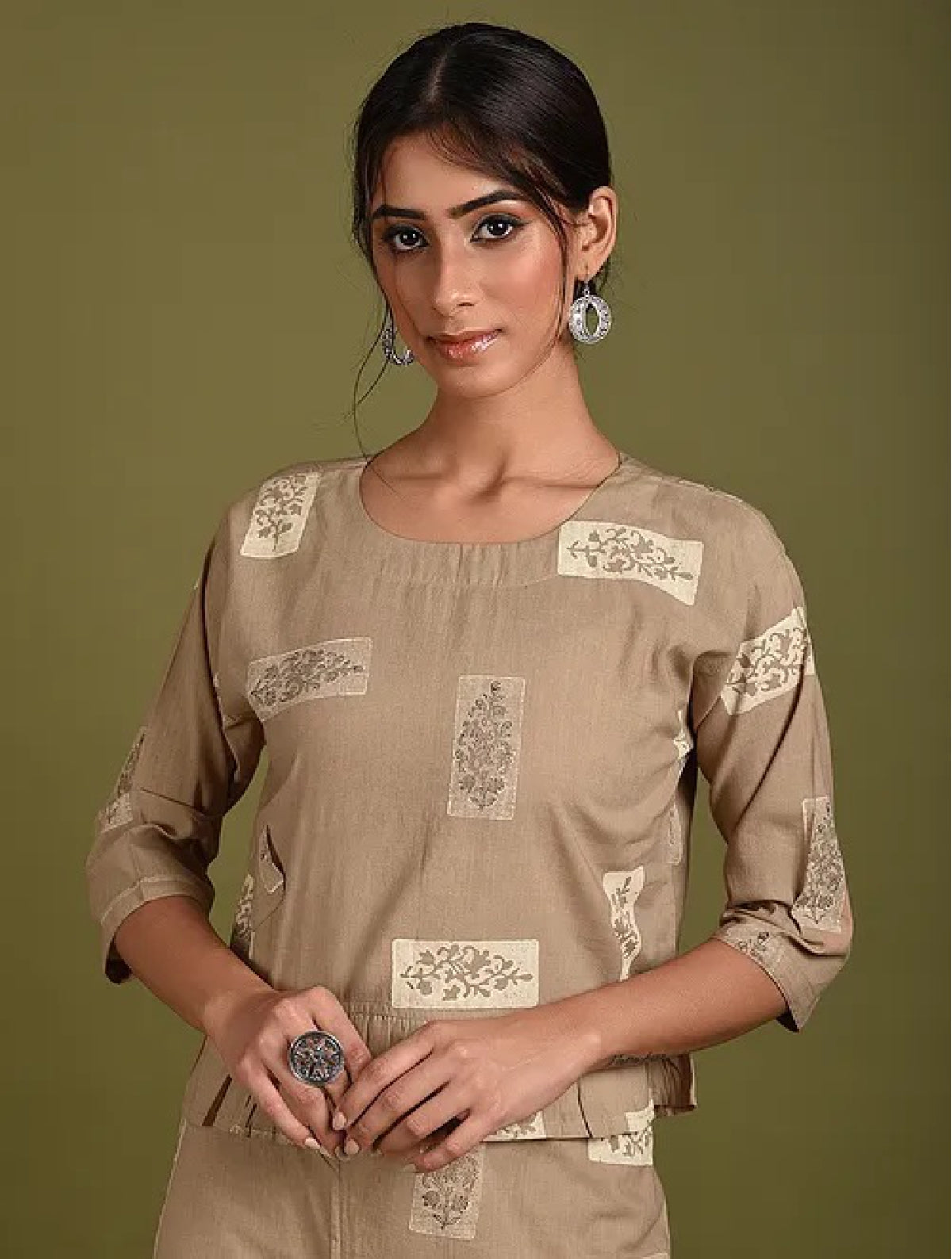 Brown Top and Pants