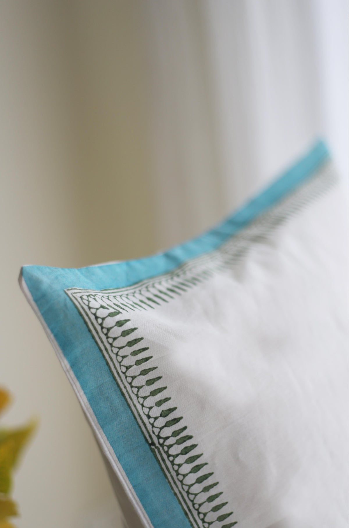 Square Blue Cushion Cover (Set of 2)