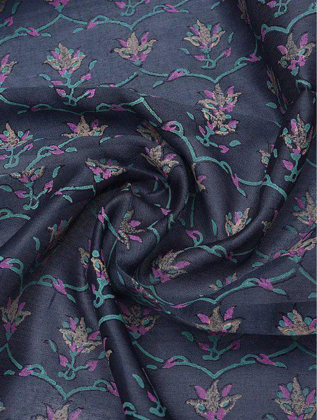 Handblock Printed Chanderi Fabric