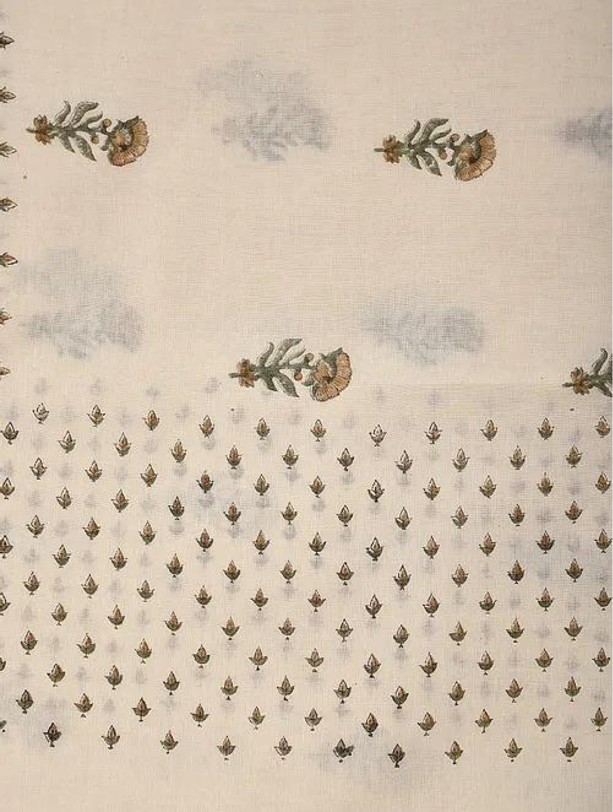 White Jaal and Buti Dupatta