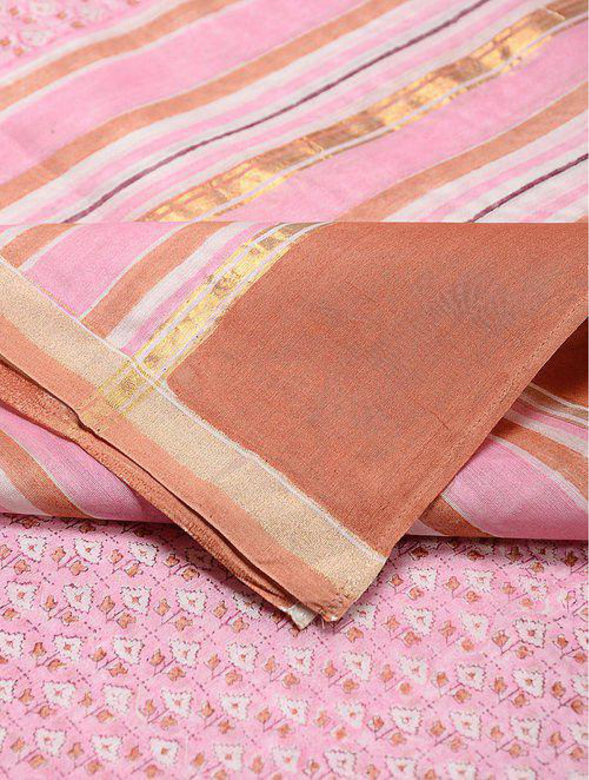 Beige Chanderi Dupatta