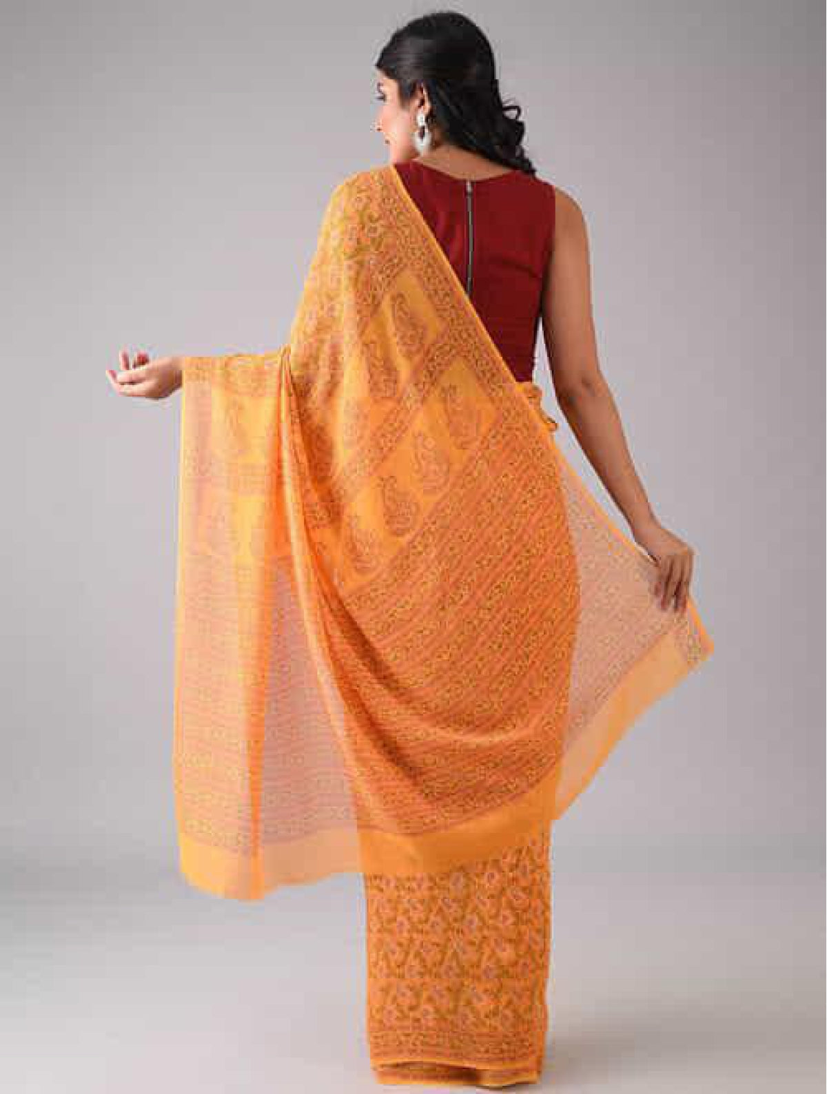Pure Georgette Silk Saree