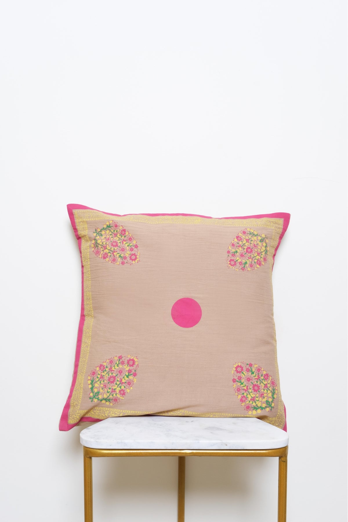 4 Paisley Beige Cushion Cover 12*12 (set of 2)