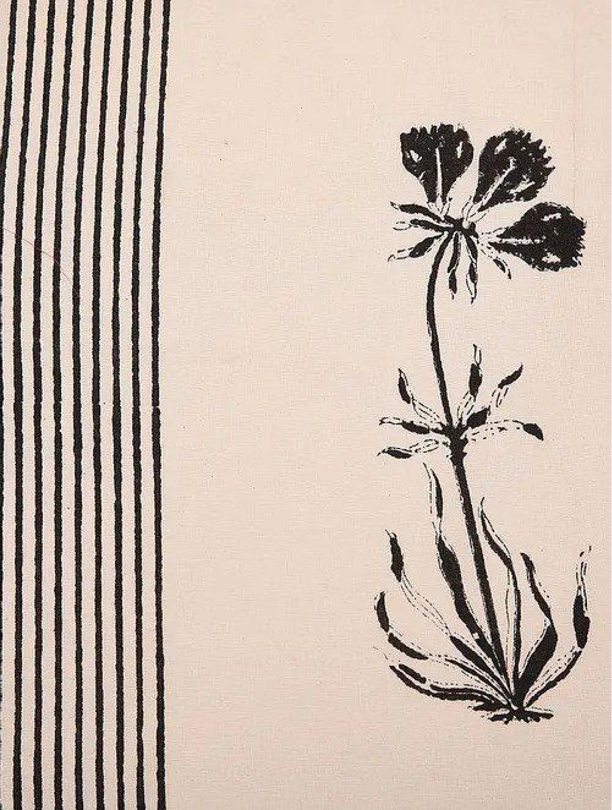 Olive & White Set Of 2 Hand Block Printed Cushion Cover