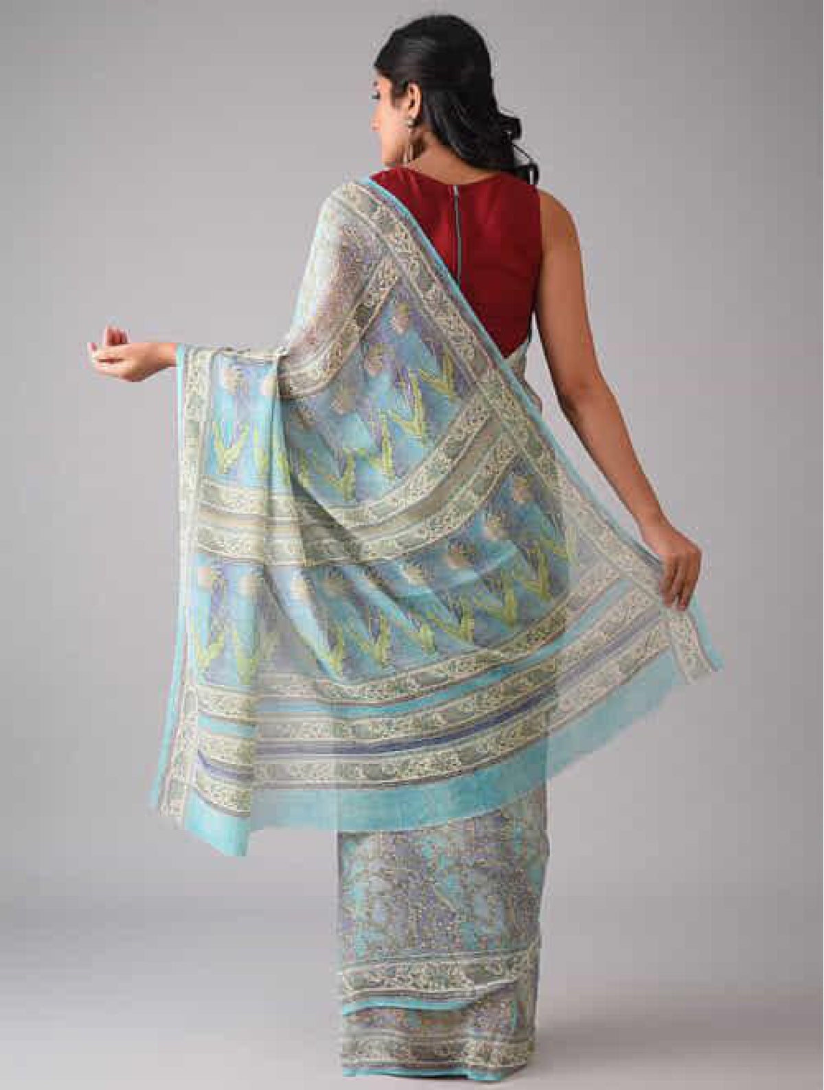 Pure Georgette Silk Saree