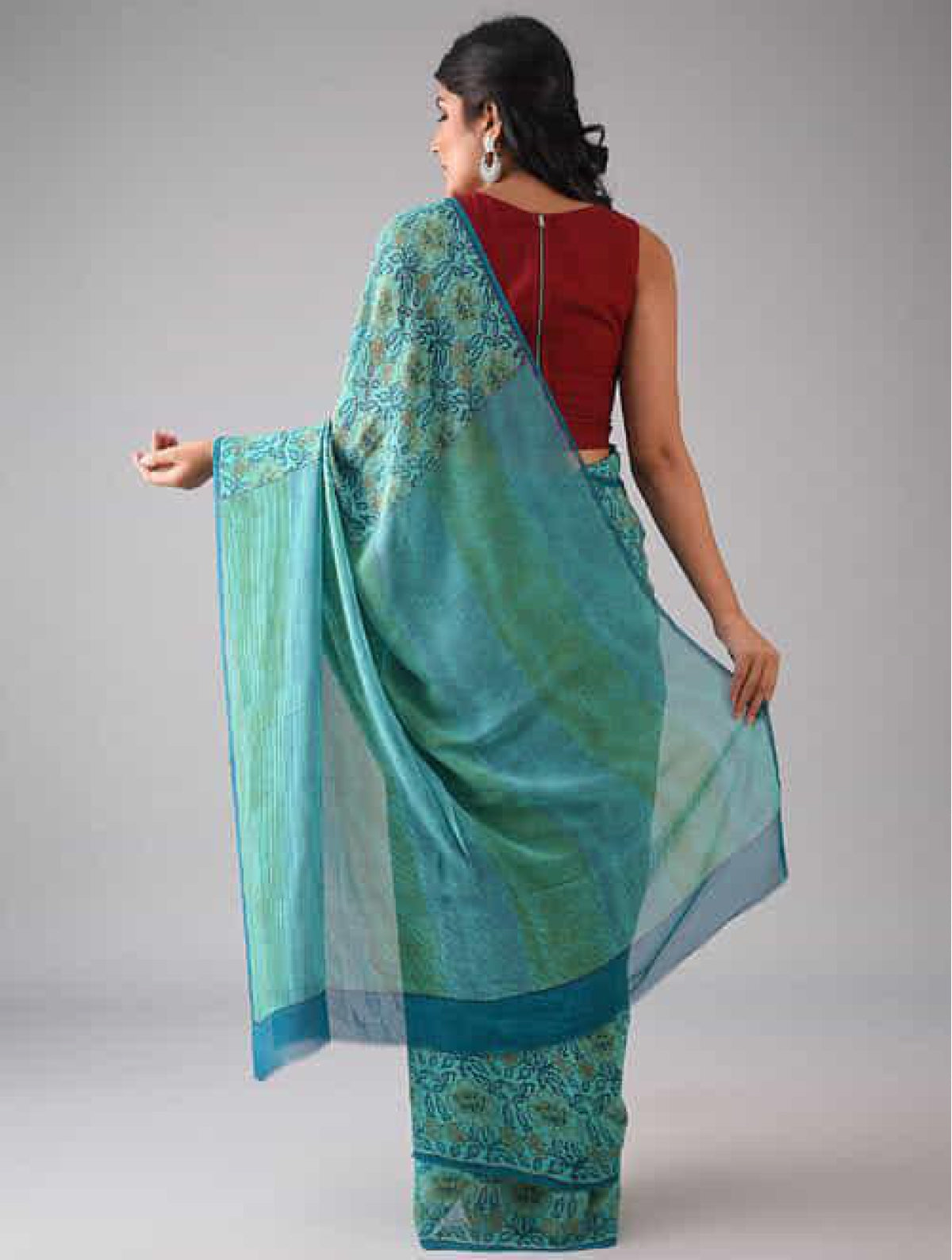 Pure Georgette Silk Saree