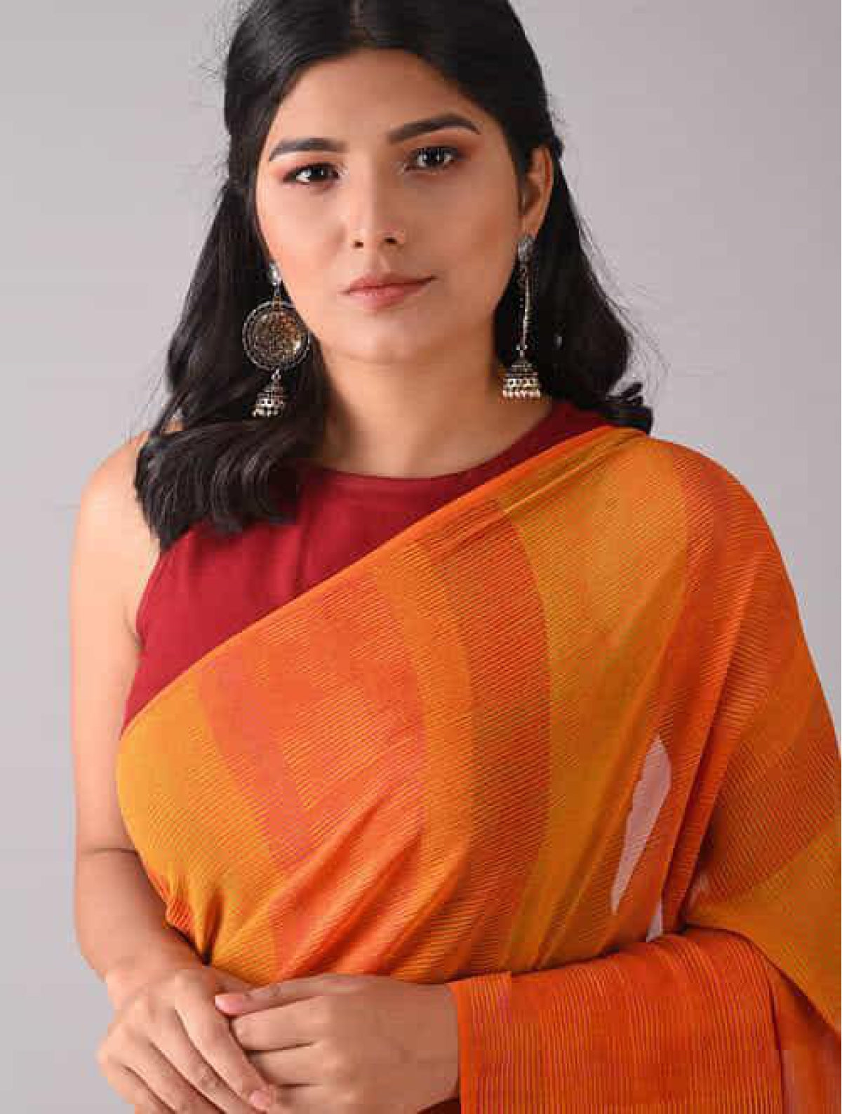 Pure Georgette Silk Saree