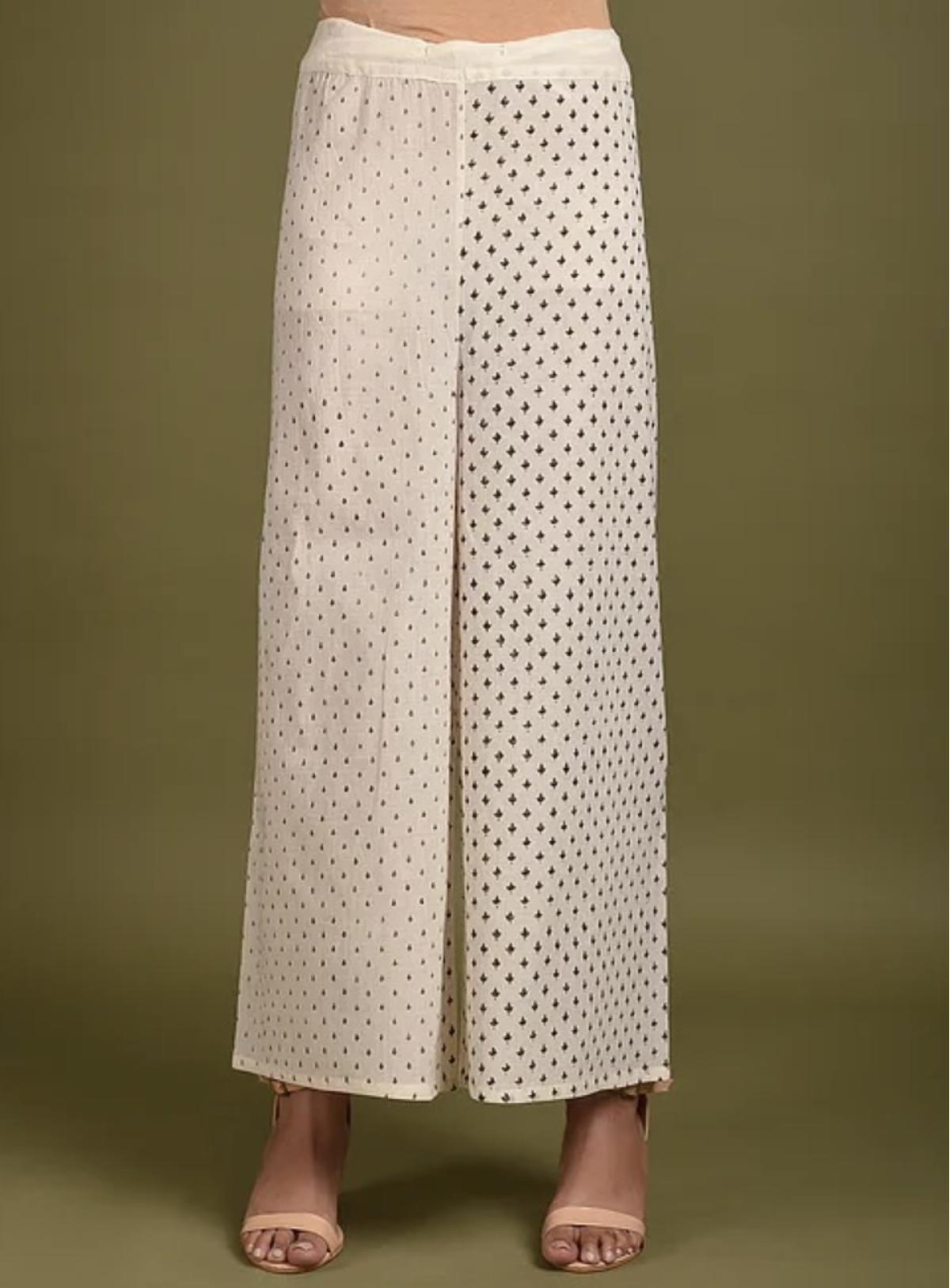 Jaal and Floral Top & Pants