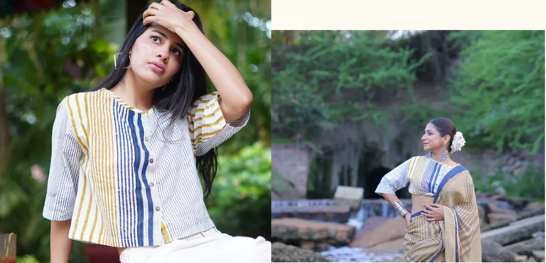 Versatile Inheritance Blouses: Designed for Many Ways of Wearing