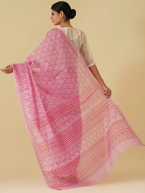 Noor Pink Mitsy Saree