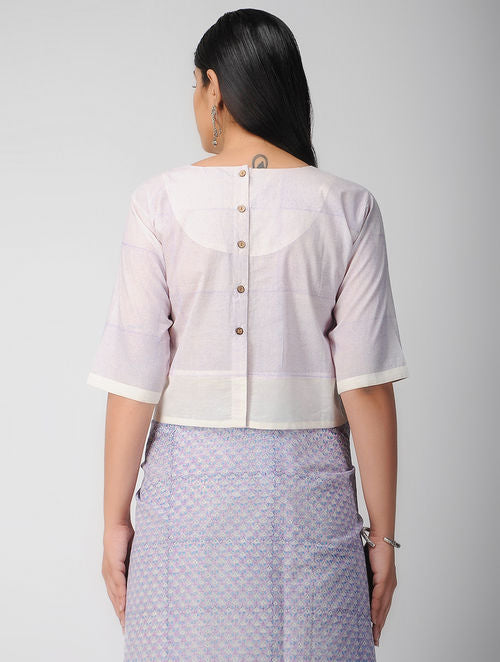 Lilac Cotton Blouse