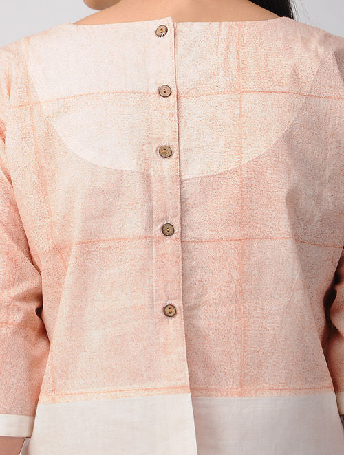 Peach Cotton Blouse