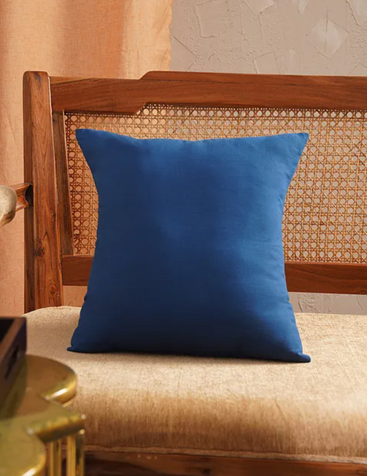 Indigo Solid Cushion Covers (Set of 2)